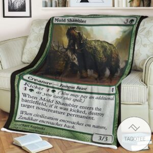 Zendikar 169 Mold Shambler Mtg Blanket