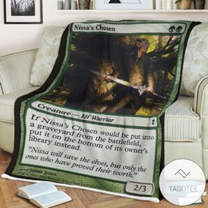 Zendikar 171 Nissa S Chosen Mtg Blanket