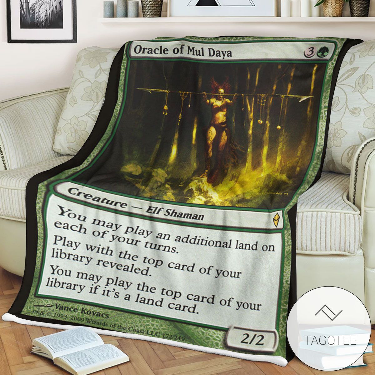 Zendikar 172 Oracle Of Mul Daya Mtg Blanket Zendikar 172 Oracle Of Mul Daya Mtg Blanket