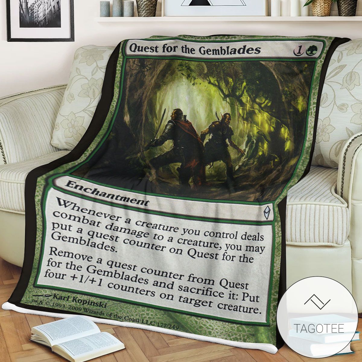 Zendikar 177 Quest For The Gemblades Mtg Blanket Zendikar 177 Quest For The Gemblades Mtg Blanket