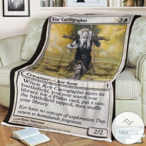 Zendikar 18 Kor Cartographer Mtg Blanket Tagotee