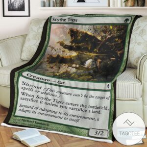 Zendikar 183 Scythe Tiger Mtg Blanket Tagotee