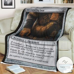 Zendikar 195 Adventuring Gear Mtg Blanket Tagotee