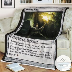 Zendikar 197 Blazing Torch Mtg Blanket