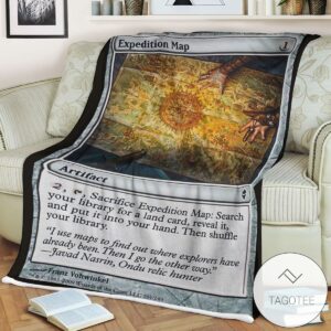Zendikar 201 Expedition Map Mtg Blanket