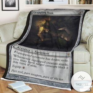 Zendikar 203 Grappling Hook Mtg Blanket