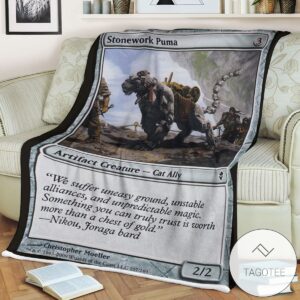 Zendikar 207 Stonework Puma Mtg Blanket