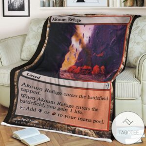 Zendikar 210 Akoum Refuge Mtg Blanket Tagotee