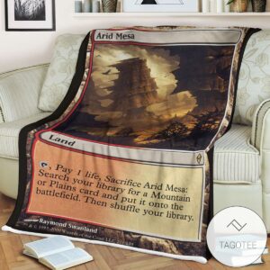 Zendikar 211 Arid Mesa Mtg Blanket Tagotee