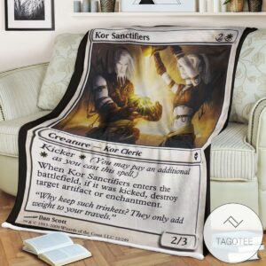 Zendikar 22 Kor Sanctifiers Mtg Blanket Tagotee