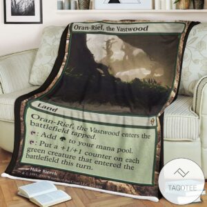 Zendikar 221 Oran Rief The Vastwood Mtg Blanket