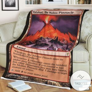 Zendikar 228 Valakut The Molten Pinnacle Mtg Blanket