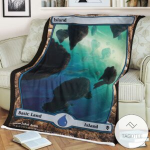 Zendikar 234 Island Mtg Blanket