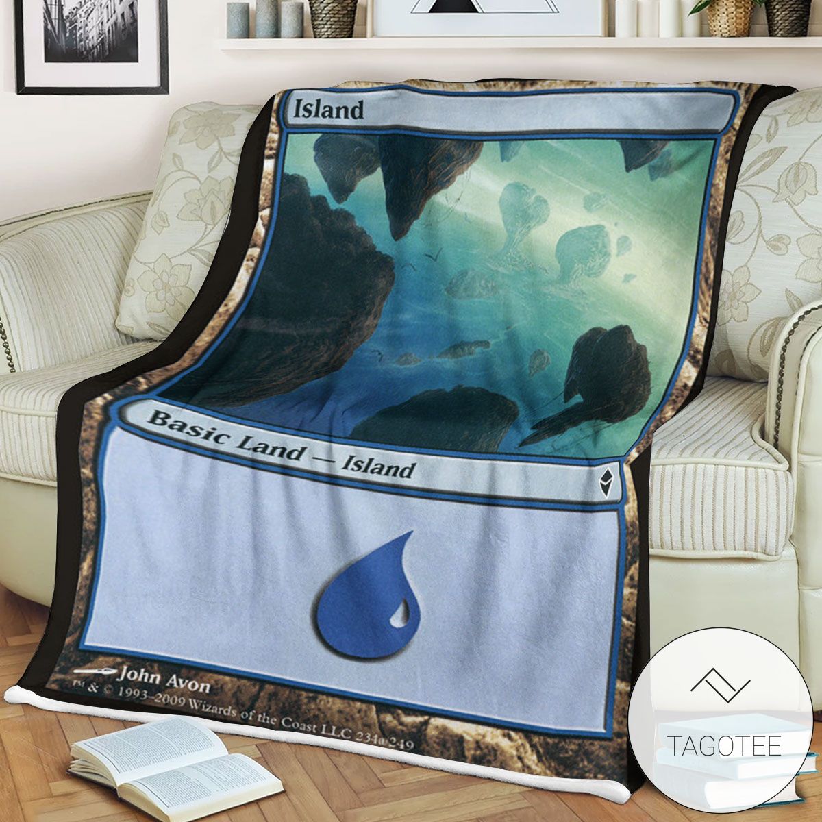 Zendikar 234A Island Mtg Blanket Zendikar 234A Island Mtg Blanket
