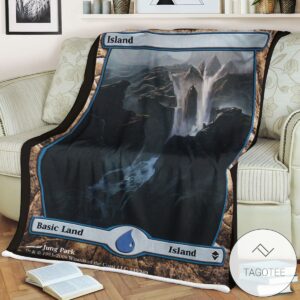 Zendikar 235 Island Mtg Blanket Tagotee