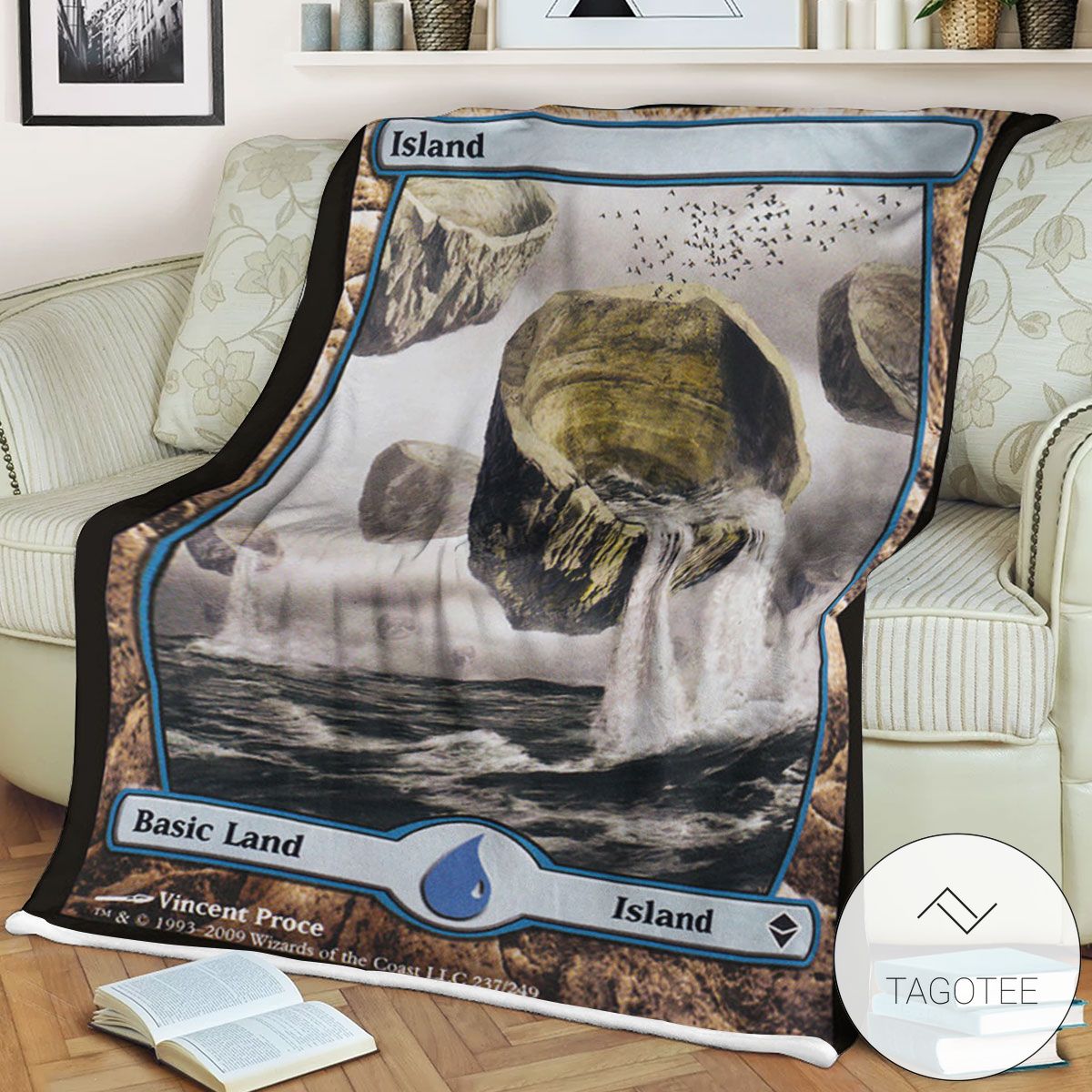 Zendikar 237 Island Mtg Blanket Zendikar 237 Island Mtg Blanket