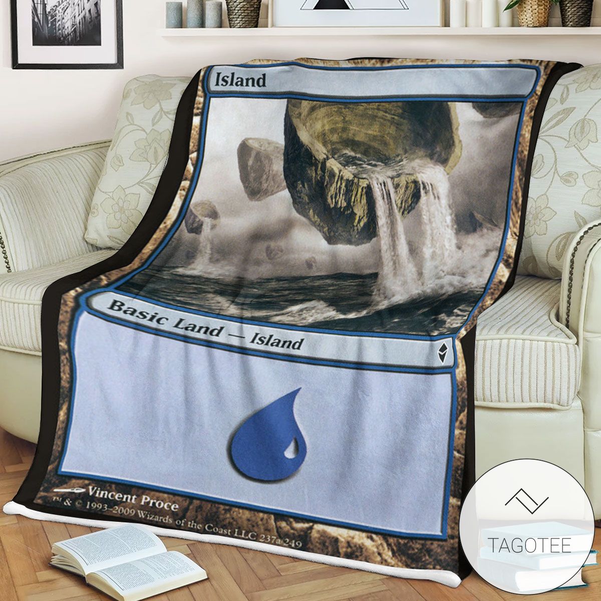Zendikar 237A Island Mtg Blanket Zendikar 237A Island Mtg Blanket