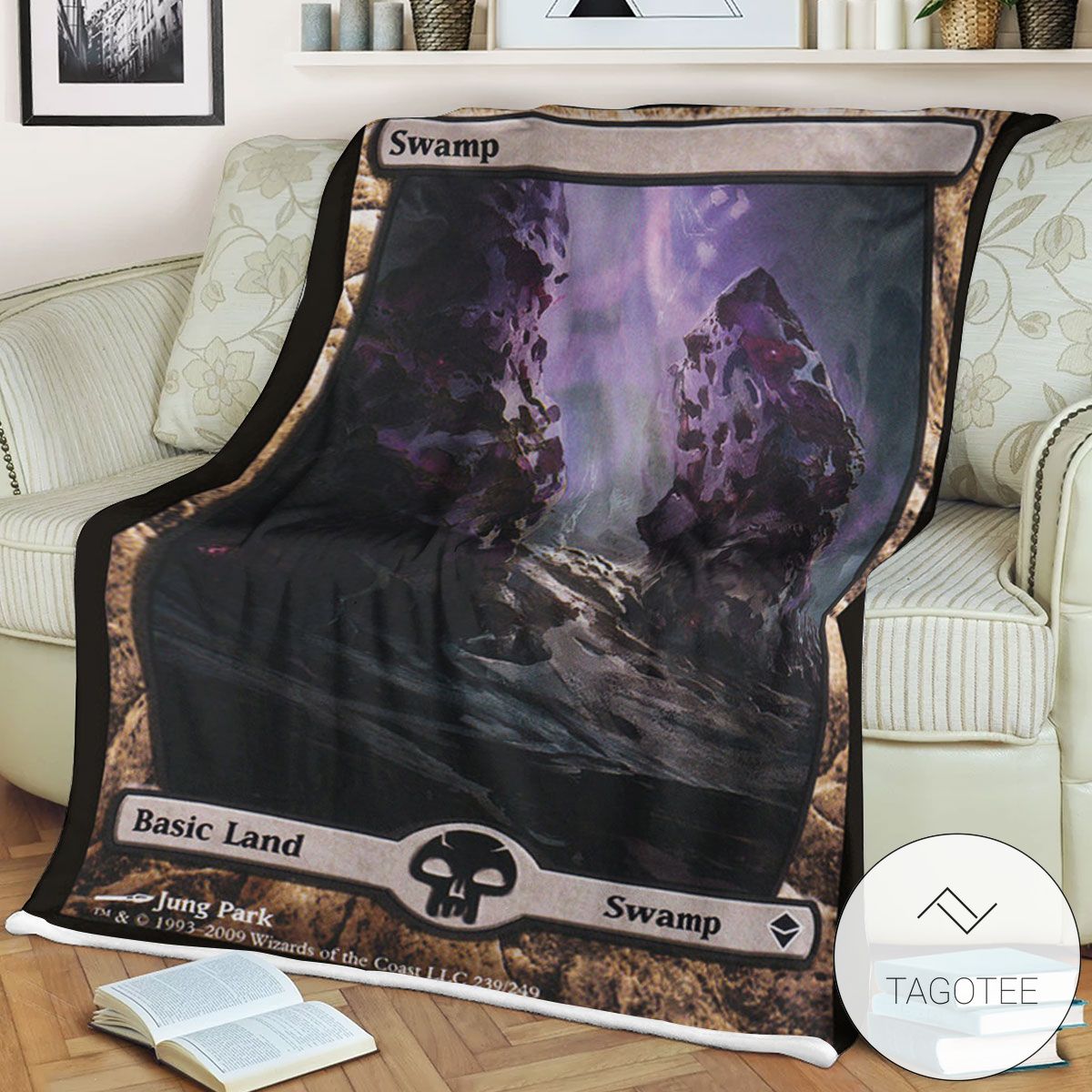 Zendikar 239 Swamp Mtg Blanket Zendikar 239 Swamp Mtg Blanket