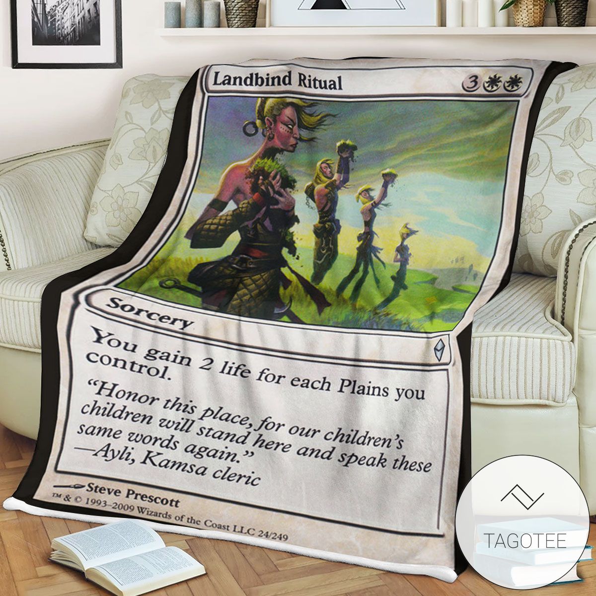 Zendikar 24 Landbind Ritual Mtg Blanket Zendikar 24 Landbind Ritual Mtg Blanket
