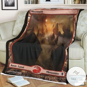 Zendikar 243 Mountain Mtg Blanket