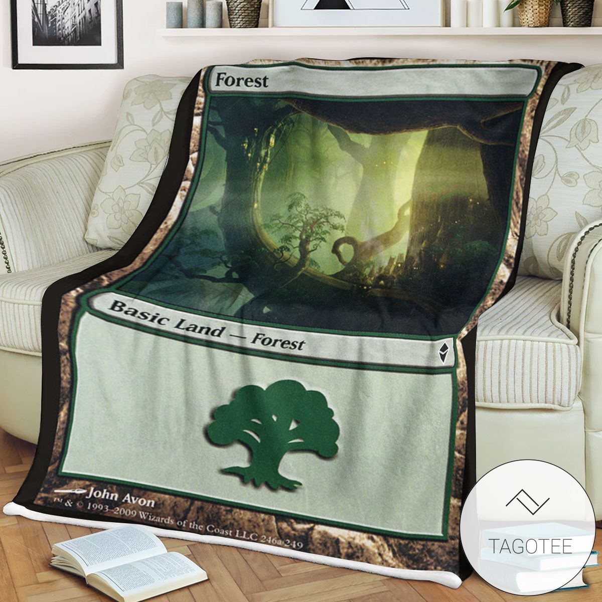 Zendikar 246A Forest Mtg Blanket Zendikar 246A Forest Mtg Blanket