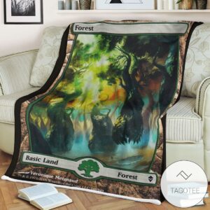 Zendikar 248 Forest Mtg Blanket Tagotee