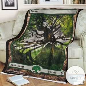 Zendikar 249 Forest Mtg Blanket Tagotee
