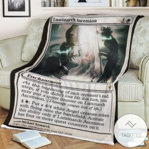 Zendikar 25 Luminarch Ascension Mtg Blanket Tagotee