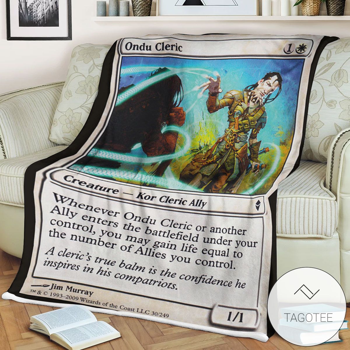 Zendikar 30 Ondu Cleric Mtg Blanket Zendikar 30 Ondu Cleric Mtg Blanket