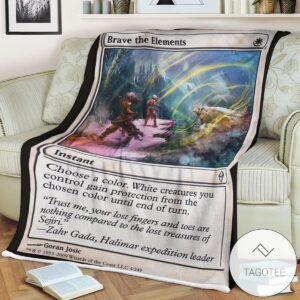 Zendikar 4 Brave The Elements Mtg Blanket