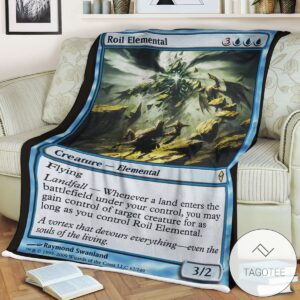Zendikar 62 Roil Elemental Mtg Blanket Tagotee