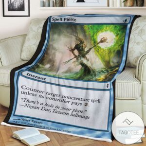 Zendikar 67 Spell Pierce Mtg Blanket Tagotee