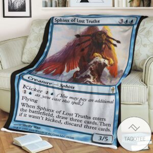 Zendikar 69 Sphinx Of Lost Truths Mtg Blanket Tagotee