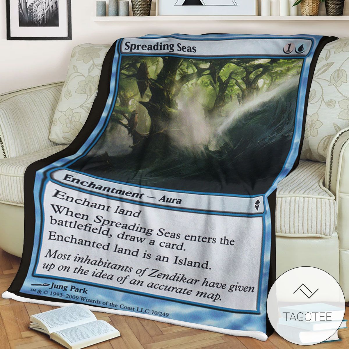 Zendikar 70 Spreading Seas Mtg Blanket Zendikar 70 Spreading Seas Mtg Blanket