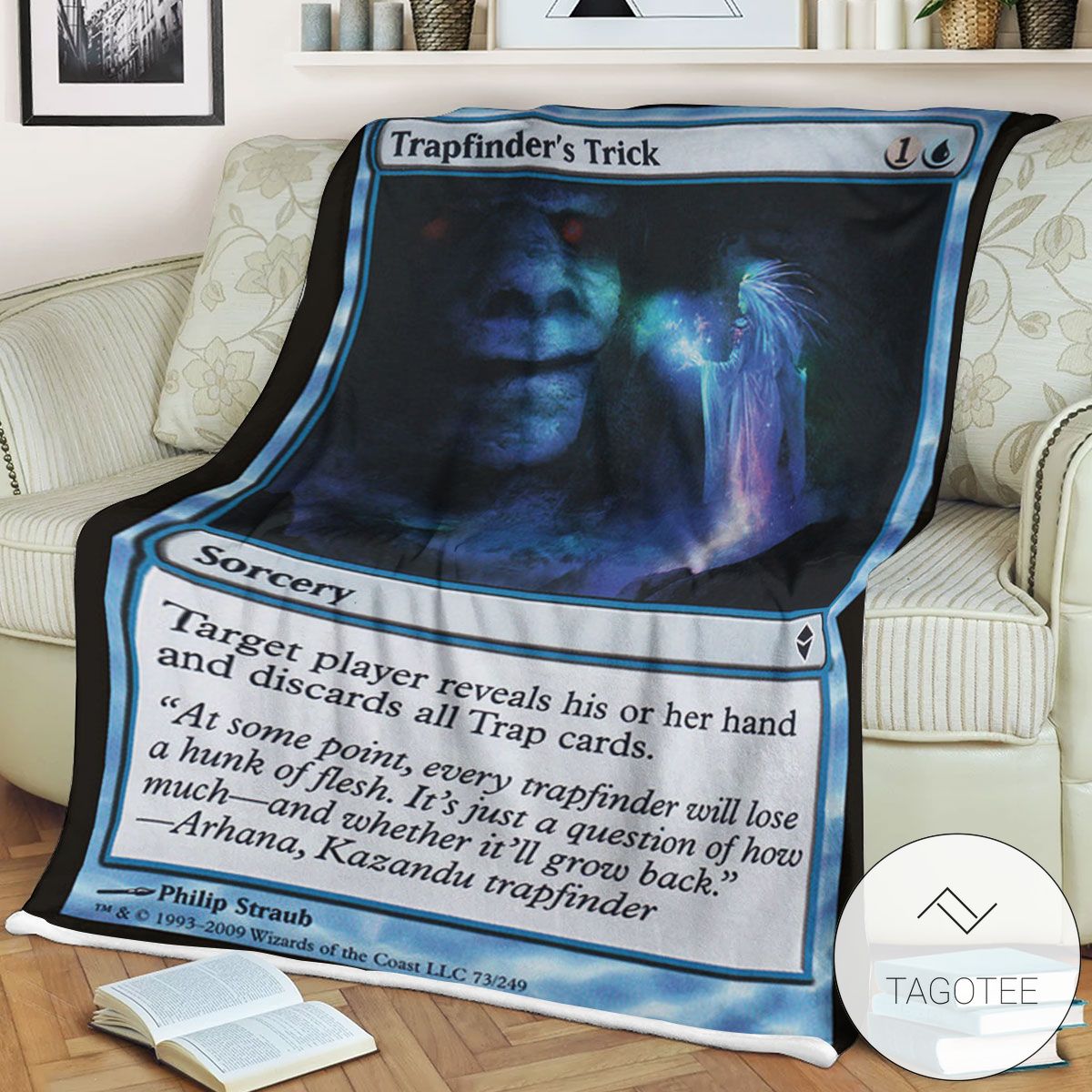 Zendikar 73 Trapfinder S Trick Mtg Blanket Zendikar 73 Trapfinder S Trick Mtg Blanket