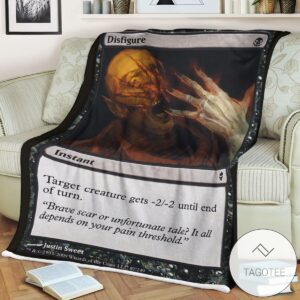 Zendikar 87 Disfigure Mtg Blanket Tagotee