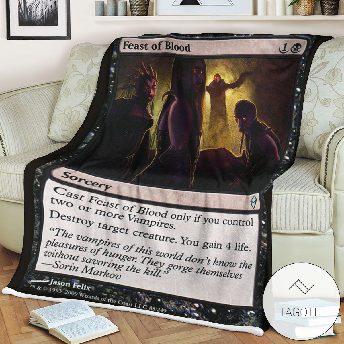 Zendikar 88 Feast Of Blood Mtg Blanket Tagotee Zendikar 88 Feast Of Blood Mtg Blanket Tagotee
