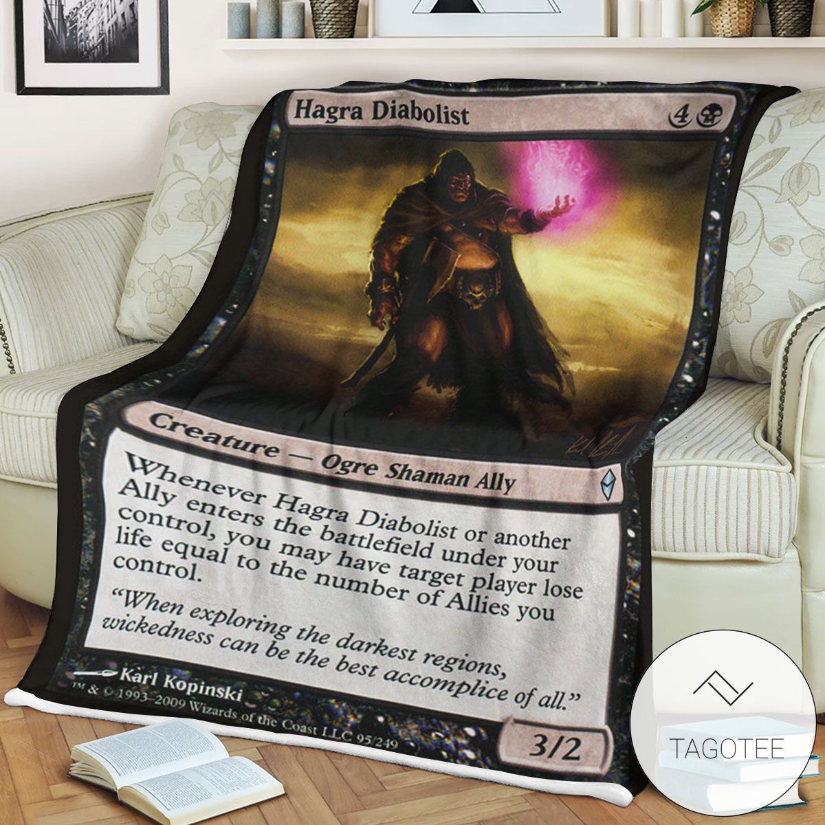 Zendikar 95 Hagra Diabolist Mtg Blanket Tagotee Zendikar 95 Hagra Diabolist Mtg Blanket Tagotee