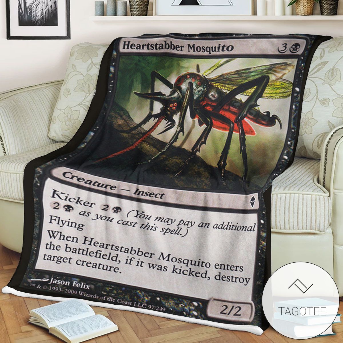 Zendikar 97 Heartstabber Mosquito Mtg Blanket Tagotee Zendikar 97 Heartstabber Mosquito Mtg Blanket Tagotee