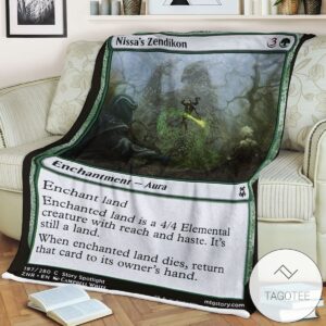 Zendikar Znr 197 Nissa S Zendikon Mtg Blanket Tagotee