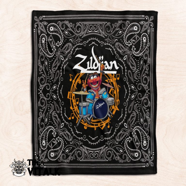 Zildjian-Drums-Animal-The-Muppet-Fleece-Blanket-3