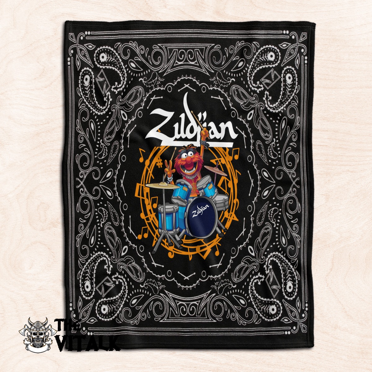 Zildjian Drums Animal The Muppet Fleece Blanket Zildjian Drums Animal The Muppet Fleece Blanket