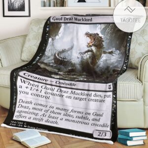 Znr 104 Guul Draz Mucklord Mtg Game Magic The Gathering Fleece Blanket