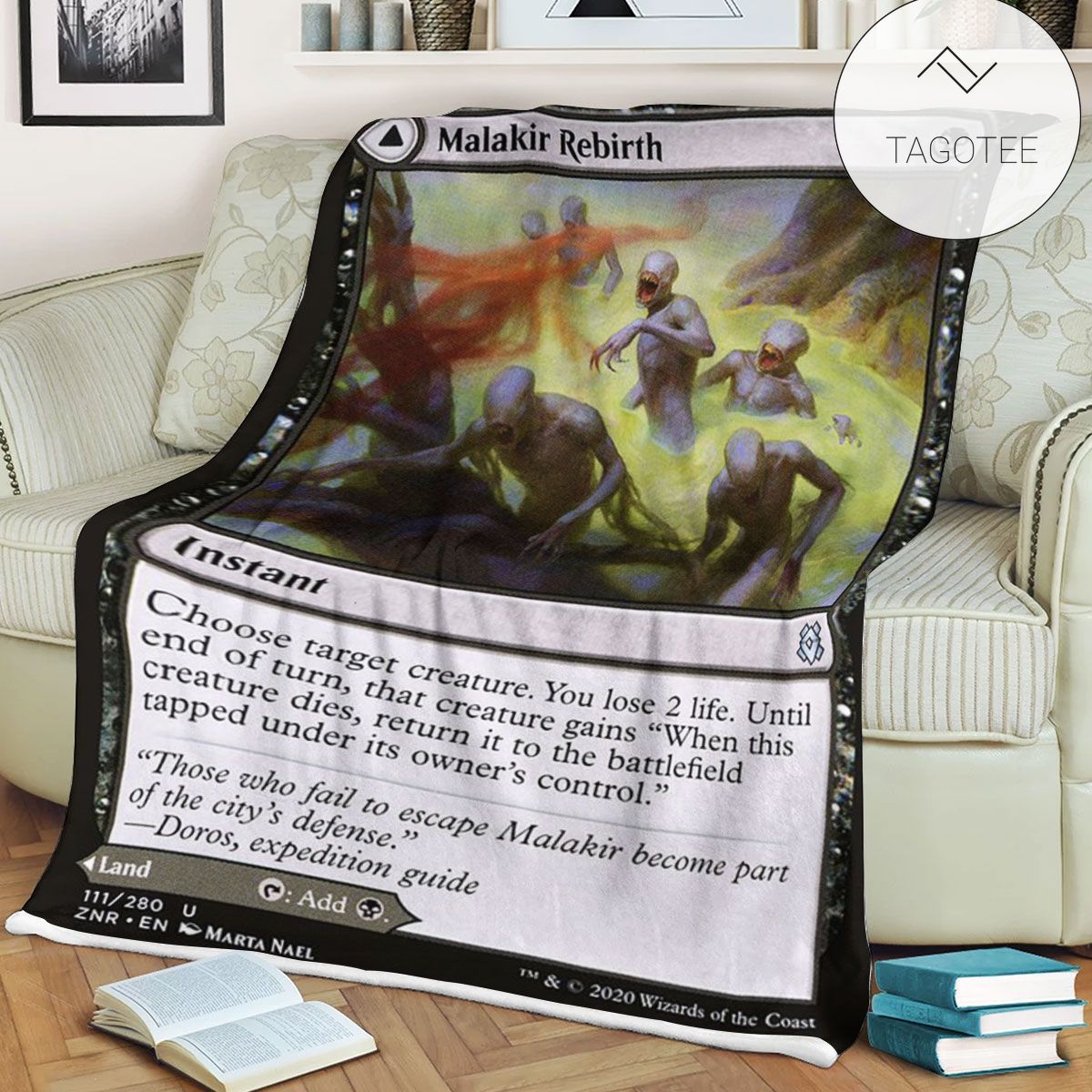Znr 111 Malakir Rebirth Mtg Game Magic The Gathering Fleece Blanket Znr 111 Malakir Rebirth Mtg Game Magic The Gathering Fleece Blanket