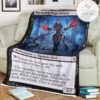 Znr 112 Marauding Blight Priest Mtg Game Magic The Gathering Fleece Blanket