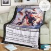 Znr 121 Scion Of The Swarm Mtg Game Magic The Gathering Fleece Blanket