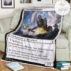 Znr 13 Expedition Healer Mtg Game Magic The Gathering Fleece Blanket