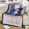 Znr 138 Expedition Champion Mtg Game Magic The Gathering Fleece Blanket