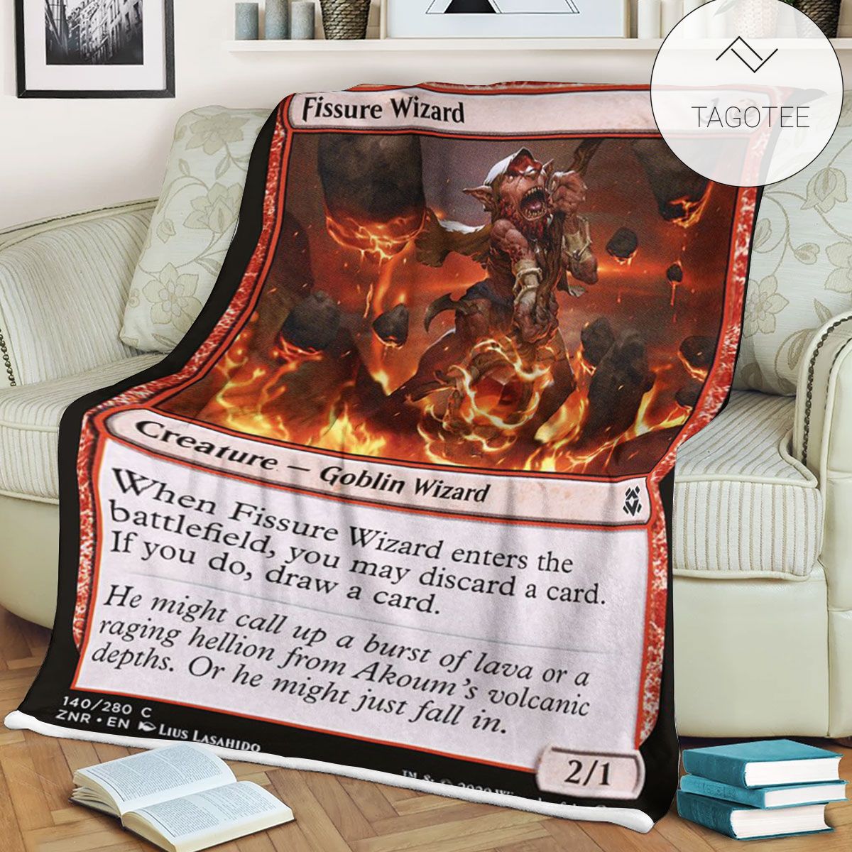 Znr 140 Fissure Wizard Mtg Game Magic The Gathering Fleece Blanket Znr 140 Fissure Wizard Mtg Game Magic The Gathering Fleece Blanket