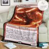 Znr 148 Magmatic Channeler Mtg Game Magic The Gathering Fleece Blanket